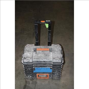 Ridgid Rolling Tool Box With Misc Tools