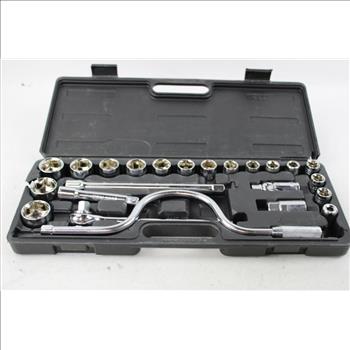 Ridgid Speed Drill, Battery, Socket Wrench Set