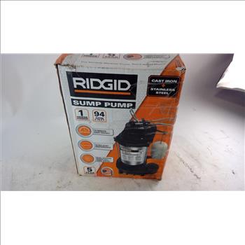 Ridgid Sump Pump