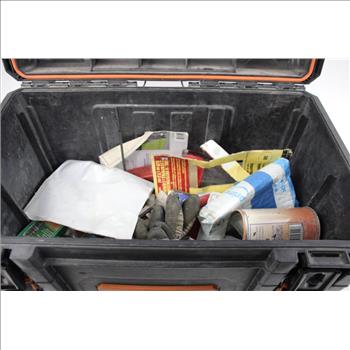 Ridgid Tool Box With Assorted Tools