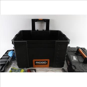 Ridgid Tool Box With Tools, 5+ Pieces