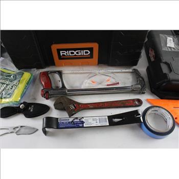 Ridgid Tool Box With Tools, 5+ Pieces