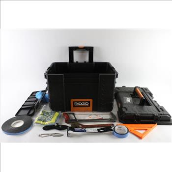 Ridgid Tool Box With Tools, 5+ Pieces