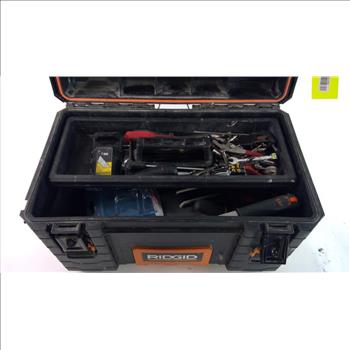 Ridgid Toolbox With Tools, 20+ Pieces