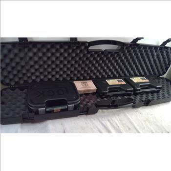 Rifle Case And More Gun Cases And Parts, 5 Pieces