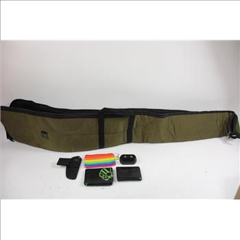 Rifle Case, Jlab Ear Buds, Light Up Orb, And More 10+ Pieces