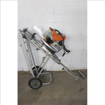 Rigid Miter Saw Utitlity Vehicle With Compound Miter Saw, 2 Pieces