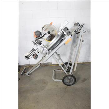 Rigid Miter Saw Utitlity Vehicle With Compound Miter Saw, 2 Pieces