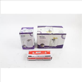 Rival Toaster And More, 3 Pieces