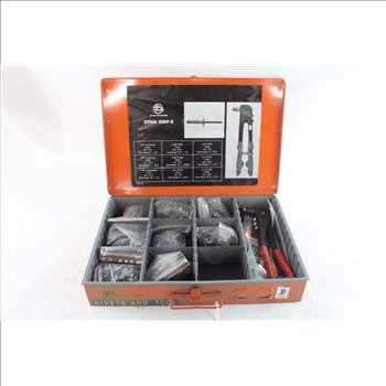 Riveting Tool With Assorted Rivets, 10+ Pieces