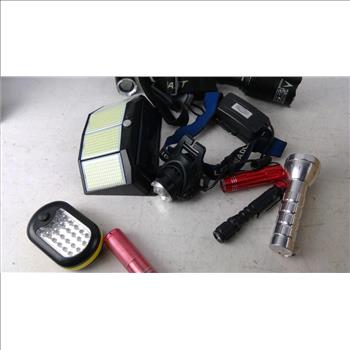 Roadpro LED Head Light, Hyper Tough LED Flashlight, And More, 12+ Pieces