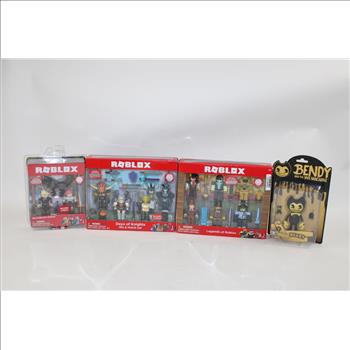 Roblox Swordburst Online Figures, Roblox Days Of Knights Mix And Match Set, And More 4 Pieces Total