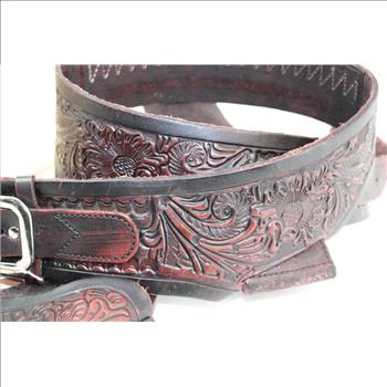 Rocha Hats Tan Hat & Classic Old West Styles Maker Belt W/gun Holsters Attached; 2 Pieces