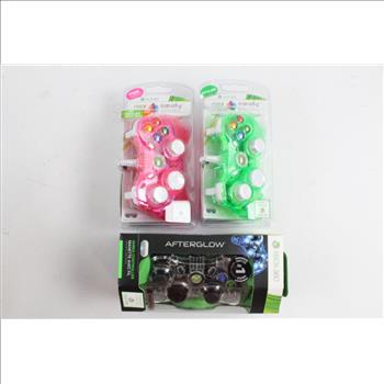 Rock Candy And AfterGlow Controllers, For Microsoft Xbox 360