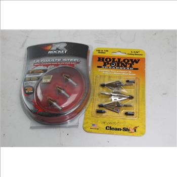 Rocket, Hollow Point, Arrow Tips 2 Pieces