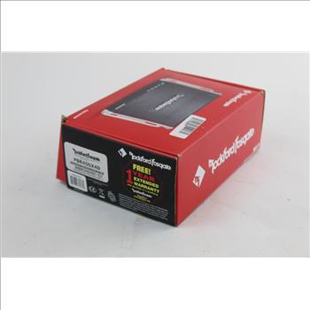 Rockford Fosgate Pbr400x4d Punch Series 400w Class-d 4-channel Amplifier