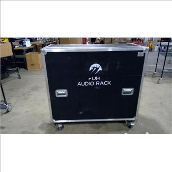 RockHard Rolling Audio Road Case With Racks