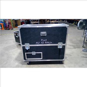 RockHard Rolling Audio Road Case With Racks