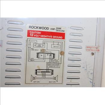 Rockwood Detonator 300 Watt Car Amp Amp-334x 2 Channel