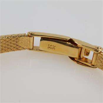 Rolex 14kt Gold Diamond Dress Watch-Evaluated By Our Certified Gemologist-AGS/GIA