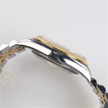 Rolex 18kt Gold Accent DateJust Watch- Evaluated By Our Certified Gemologist-AGS/GIA