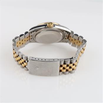 Rolex 18kt Gold Accent DateJust Watch- Evaluated By Our Certified Gemologist-AGS/GIA