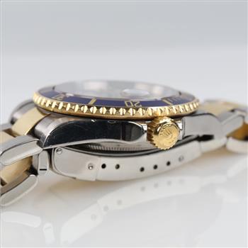 Rolex 18kt Gold Accent Submariner Watch- Evaluated By Our Certified Gemologist-AGS/GIA