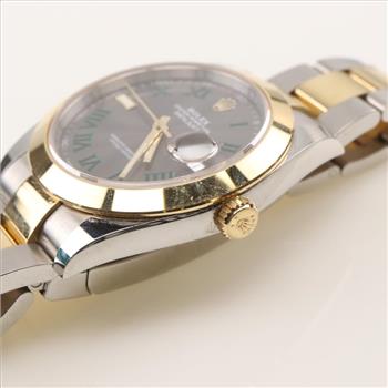 Rolex 18kt Gold And Stainless Steel DateJust Watch-Evaluated By Our Certified Gemologist-AGS/GIA