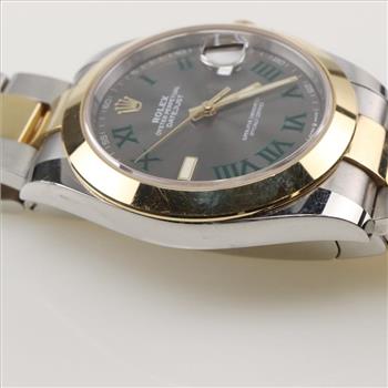 Rolex 18kt Gold And Stainless Steel DateJust Watch-Evaluated By Our Certified Gemologist-AGS/GIA
