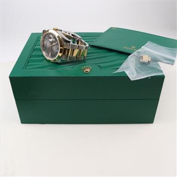 Rolex 18kt Gold And Stainless Steel DateJust Watch-Evaluated By Our Certified Gemologist-AGS/GIA