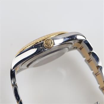 Rolex 18kt Gold Datejust Watch-Evaluated By Our Certified Gemologist-AGS/GIA