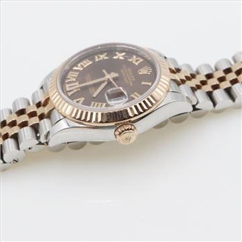 Rolex 18kt Gold DateJust Watch-Evaluated By Our Certified Gemologist-AGS/GIA