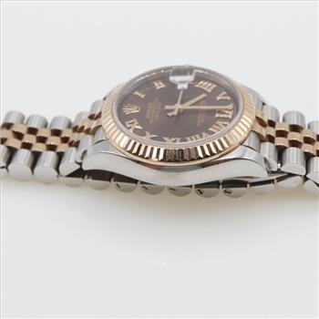 Rolex 18kt Gold DateJust Watch-Evaluated By Our Certified Gemologist-AGS/GIA
