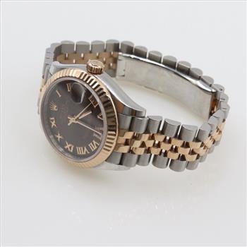 Rolex 18kt Gold DateJust Watch-Evaluated By Our Certified Gemologist-AGS/GIA