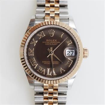Rolex 18kt Gold DateJust Watch-Evaluated By Our Certified Gemologist-AGS/GIA