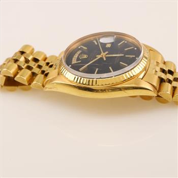 Rolex 18kt Gold President 1803  Watch - Evaluated By Our Certified Gemologist - AGS / GIA