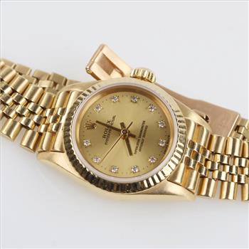 Rolex 18kt Gold President Watch-Evaluated By Our Certified Gemologist-AGS/GIA