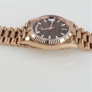 Rolex 18kt Gold Presidential Day/Date Watch-Evaluated By Our Certified Gemologist - AGS / GIA