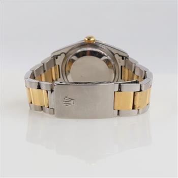 Rolex Date Just 18kt Gold Watch-Evaluated By Our Certified Gemologist-AGS/GIA