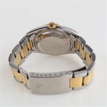 Rolex Date Just 18kt Gold Watch-Evaluated By Our Certified Gemologist-AGS/GIA