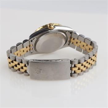 Rolex DateJust 1.23ctTW Diamond 18kt Gold Accent Watch -Evaluated By Certified Gemologist-AGS/GIA