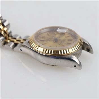 Rolex DateJust 18kt Gold And Stainless Steel Watch-Evaluated By Our Certified Gemologist - AGS / GIA