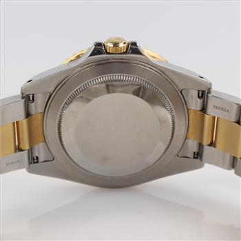 Rolex DateJust 18kt Gold GMT II Watch-Evaluated By Our Certified Gemologist-AGS/GIA