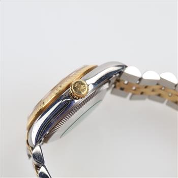Rolex DateJust 18kt Gold Watch - Evaluated By Our Certified Gemologist- AGS/GIA
