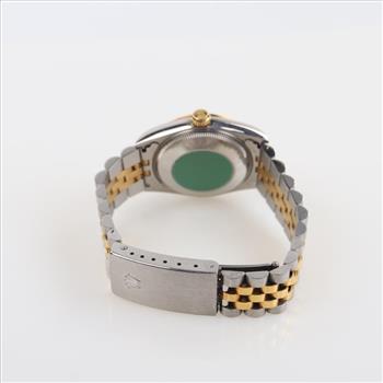 Rolex DateJust 18kt Gold Watch - Evaluated By Our Certified Gemologist- AGS/GIA