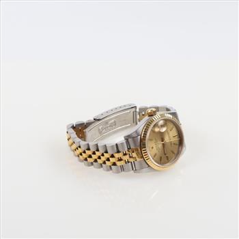 Rolex DateJust 18kt Gold Watch - Evaluated By Our Certified Gemologist- AGS/GIA