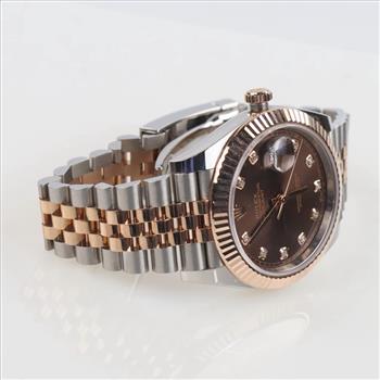Rolex Datejust 18kt Gold Watch - Evaluated By Our Certified Gemologist -AGS/GIA
