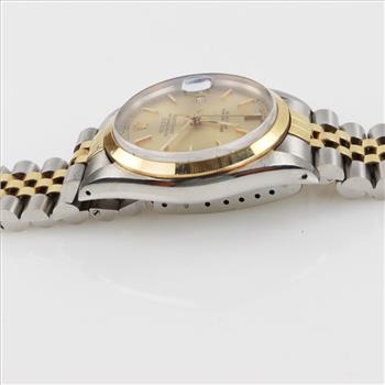 Rolex DateJust 18kt Gold Watch-Evaluated By Our Certified Gemologist-AGS/GIA