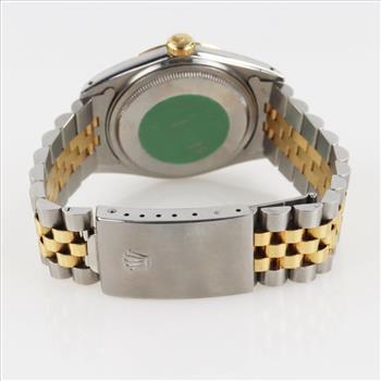 Rolex DateJust 18kt Gold Watch-Evaluated By Our Certified Gemologist-AGS/GIA