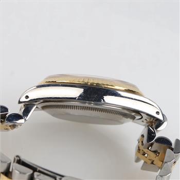 Rolex DateJust 18kt Gold Watch-Evaluated By Our Certified Gemologist-AGS/GIA